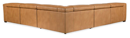 Fresco 5 Seat Sectional with Power Recline & Power Headrest