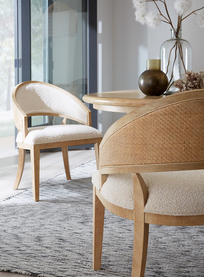Retreat Cane Barrel Back Chair