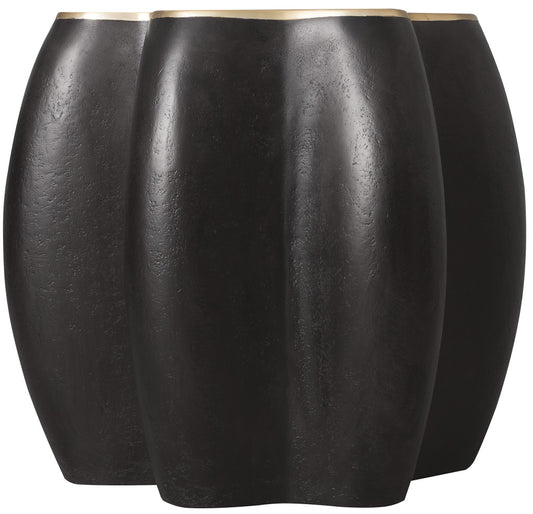Melange Even and Flow Round End Table